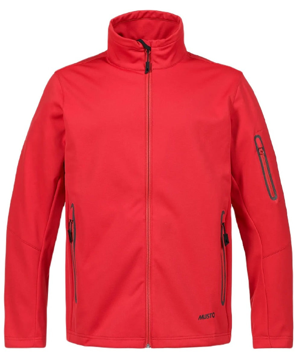 Musto Mens Essential Softshell Jacket in True Red  