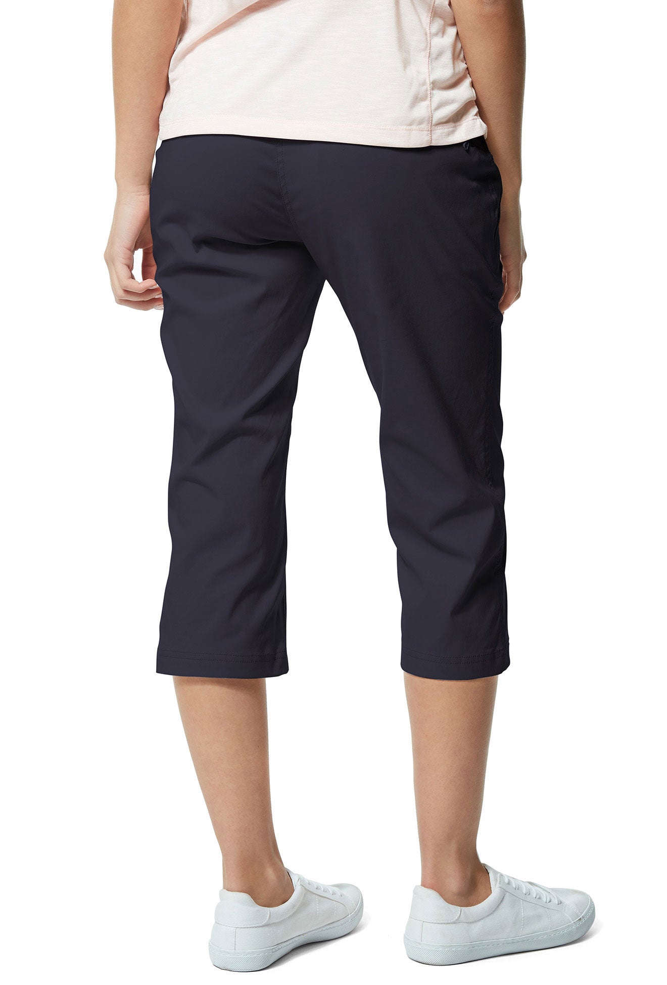 Rear View Dark Navy Craghoppers Kiwi Pro Crop II Trousers