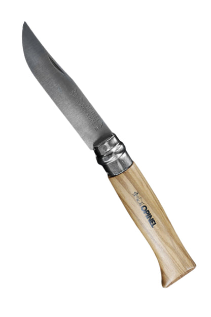 Opinel Varnished Handle Classic Original Knife in Olive Wood