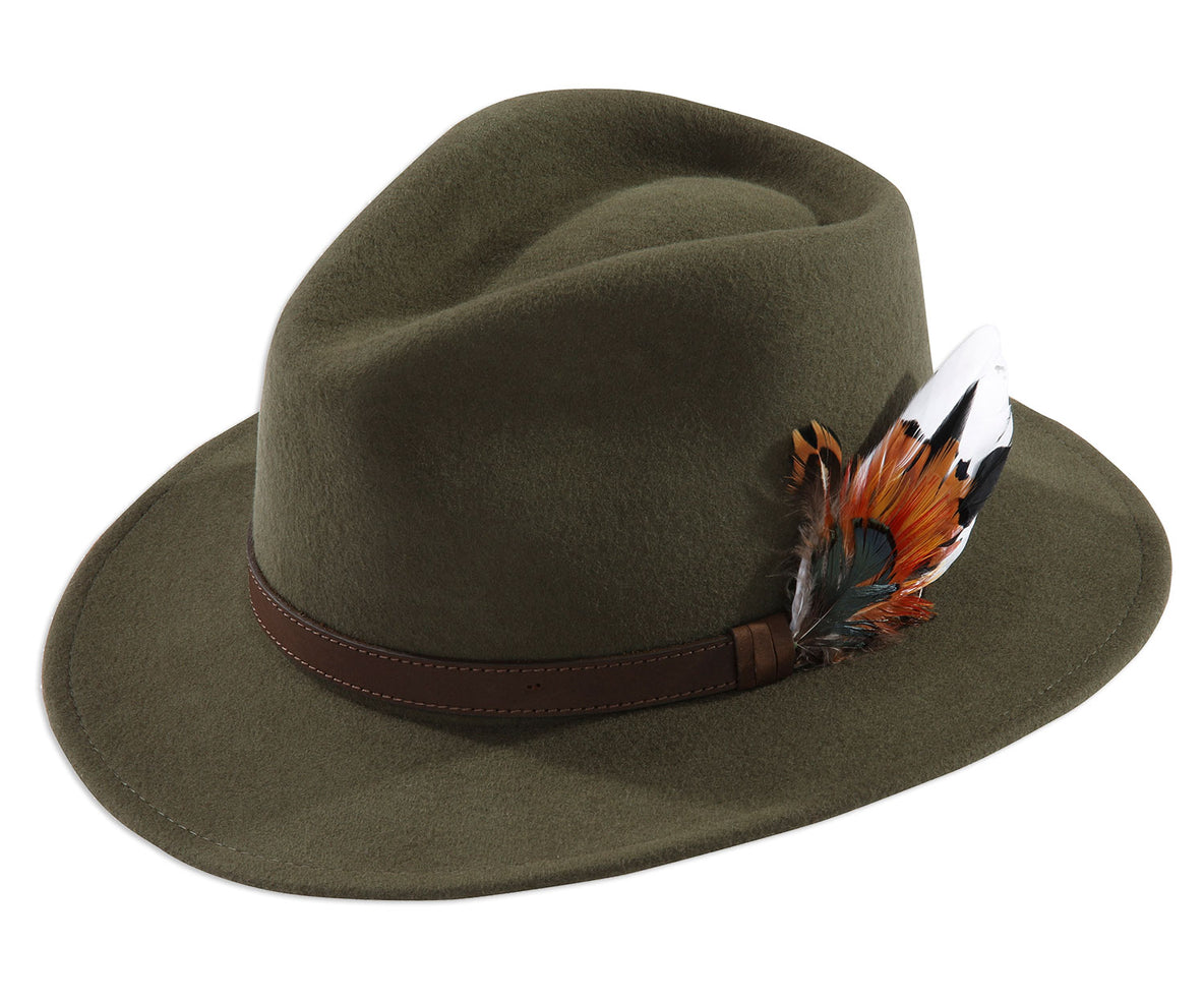 Olive Alan Paine Ladies Richmond Felt Hat 
