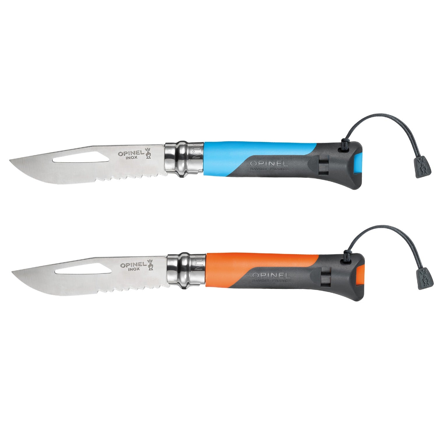 Opinel No.8 Outdoor Knife in Blue and Orange