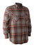 Deerhunter Marvin Cotton Check Shirt | Clearance Colours in Orange #colour_brown