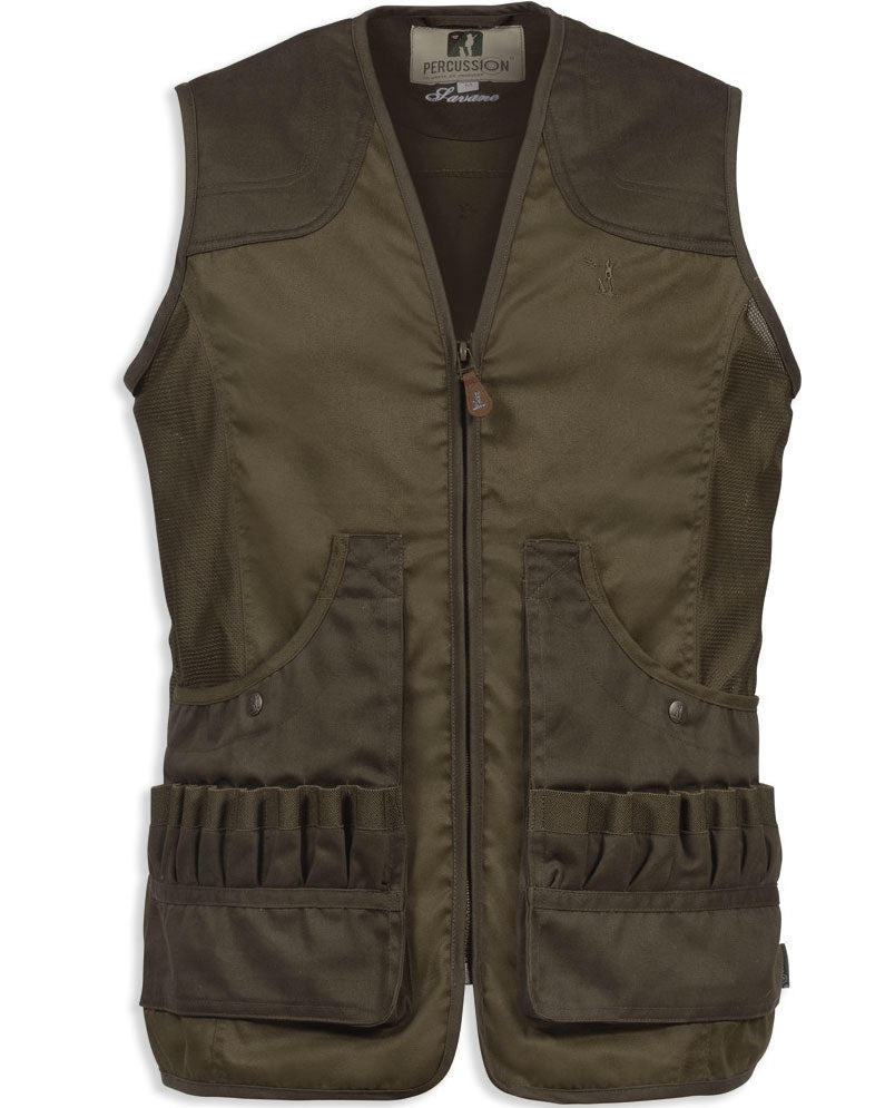 Percussion Savane Shooting Vest in Khaki