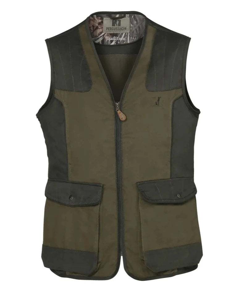 Gilet de chasse Percussion Rambouillet Marron Gilet de chasse Percussion Rambouillet Marron