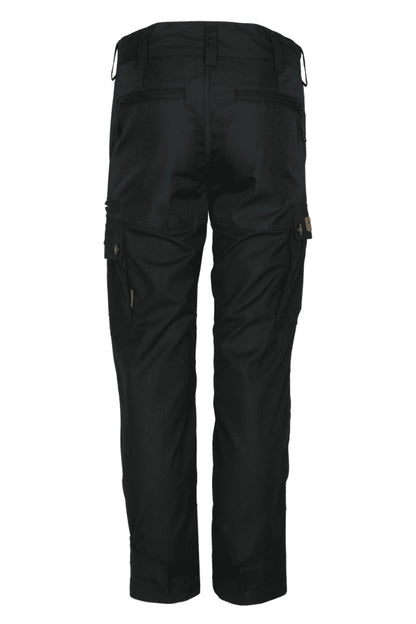 Pinewood Childrens Lappland Trousers in Black/Black - Back