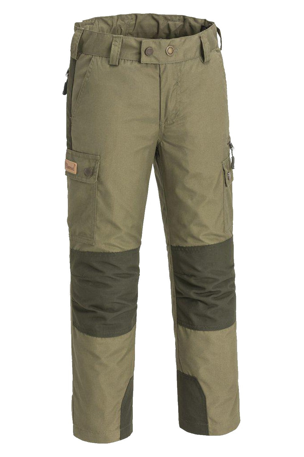 Pinewood Childrens Lappland Trousers in Olive/Mossgreen