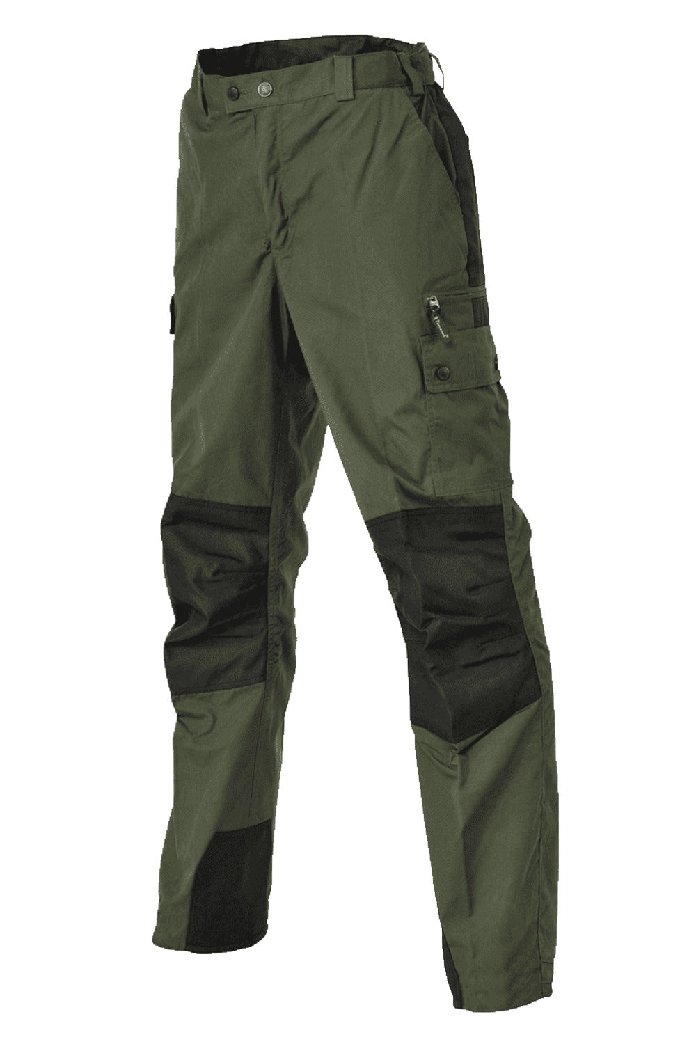 Pinewood Childrens Lappland Trousers in Mid Green Black