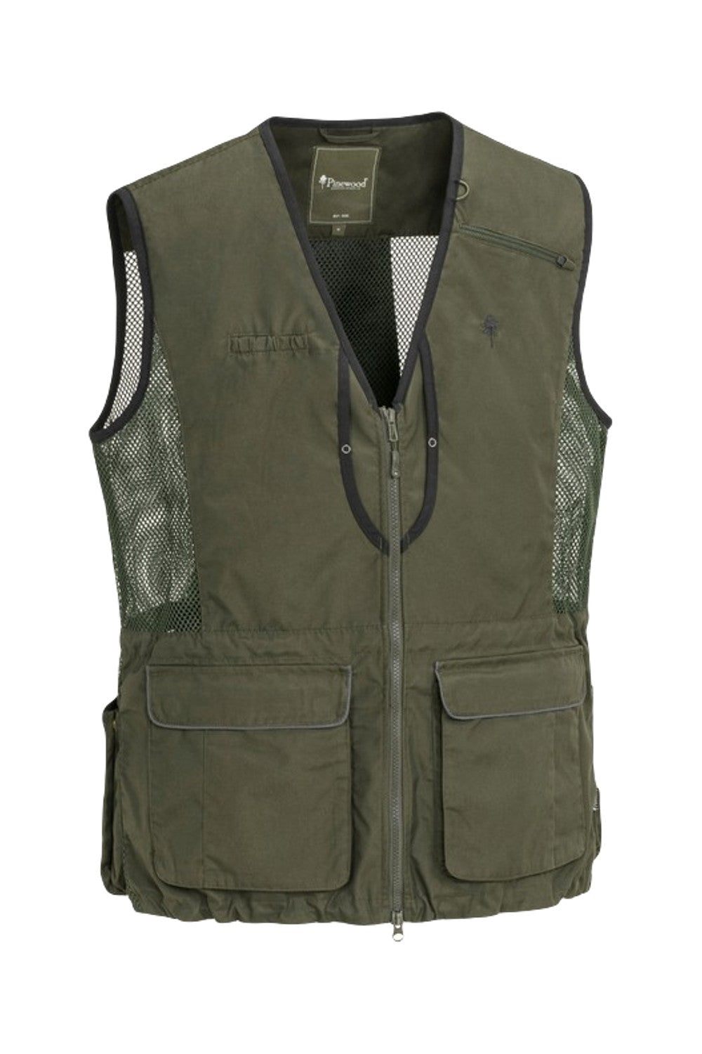 Pinewood Mens Dog Sports 2.0 Vest in Moss Green 