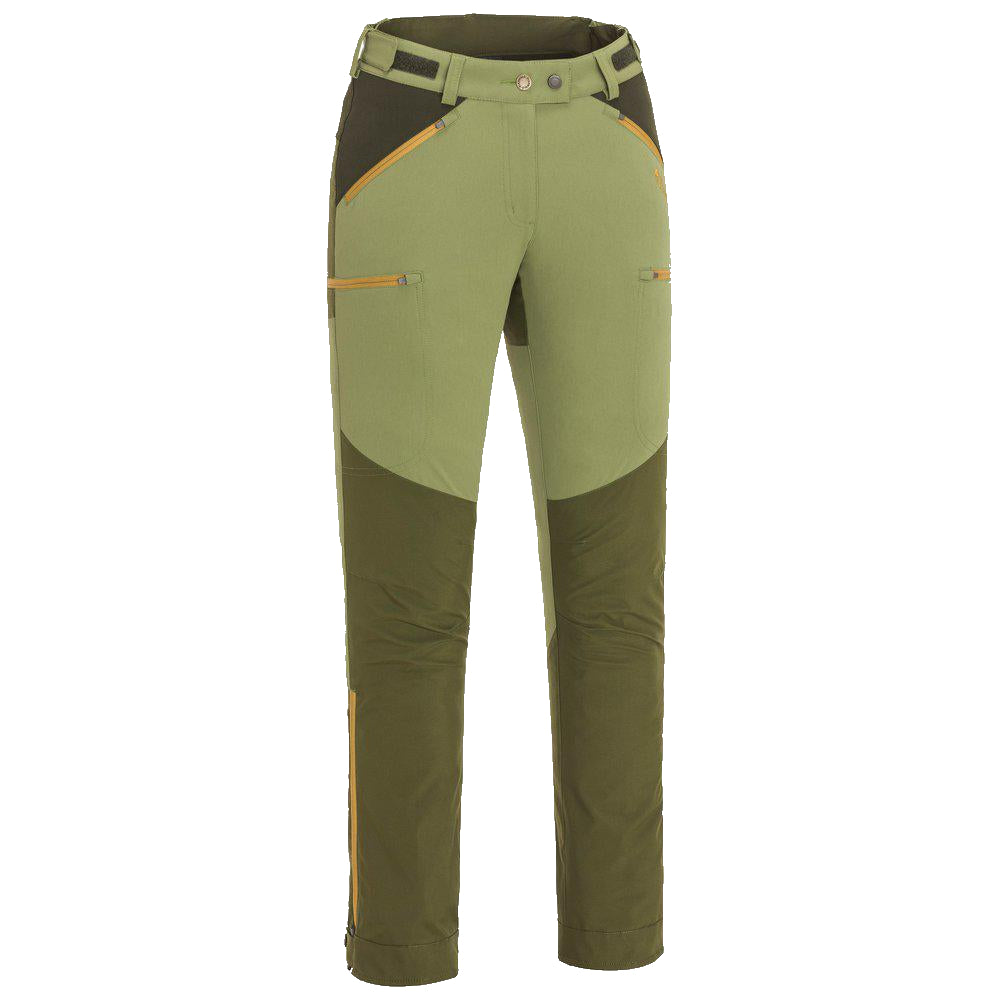 Pinewood Womens Abisko Brenton Trousers in Leaf/Hunting Olive - Front