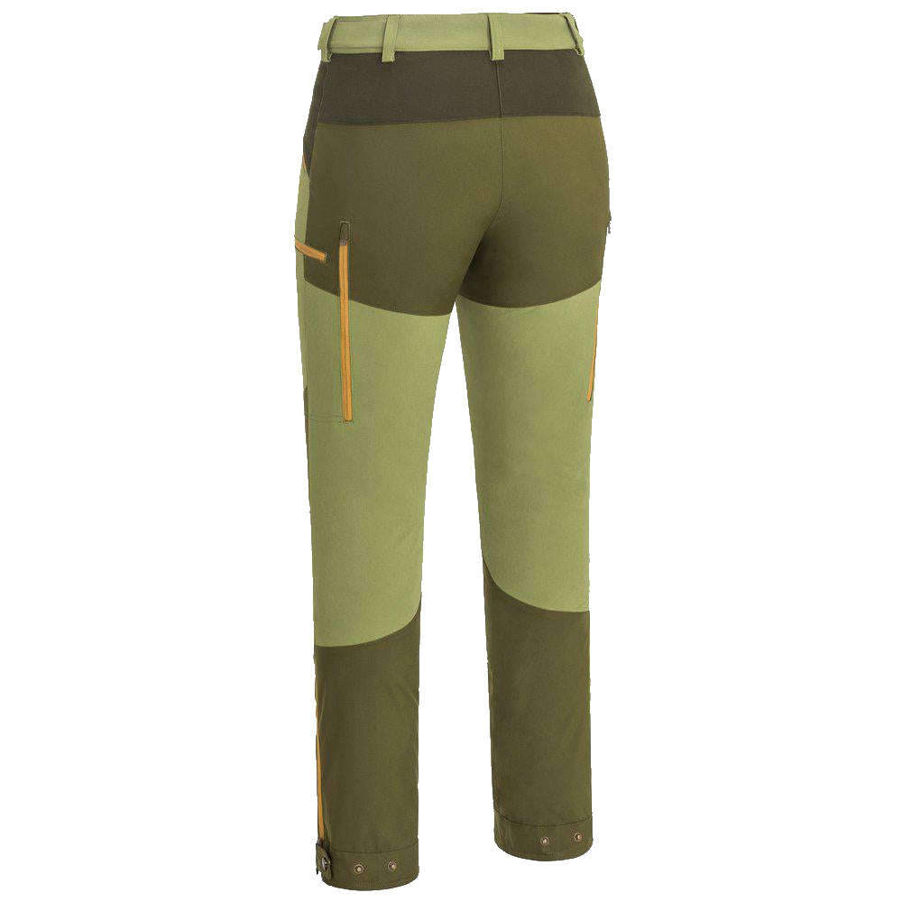 Pinewood Womens Abisko Brenton Trousers in Leaf/Hunting Olive - Back 