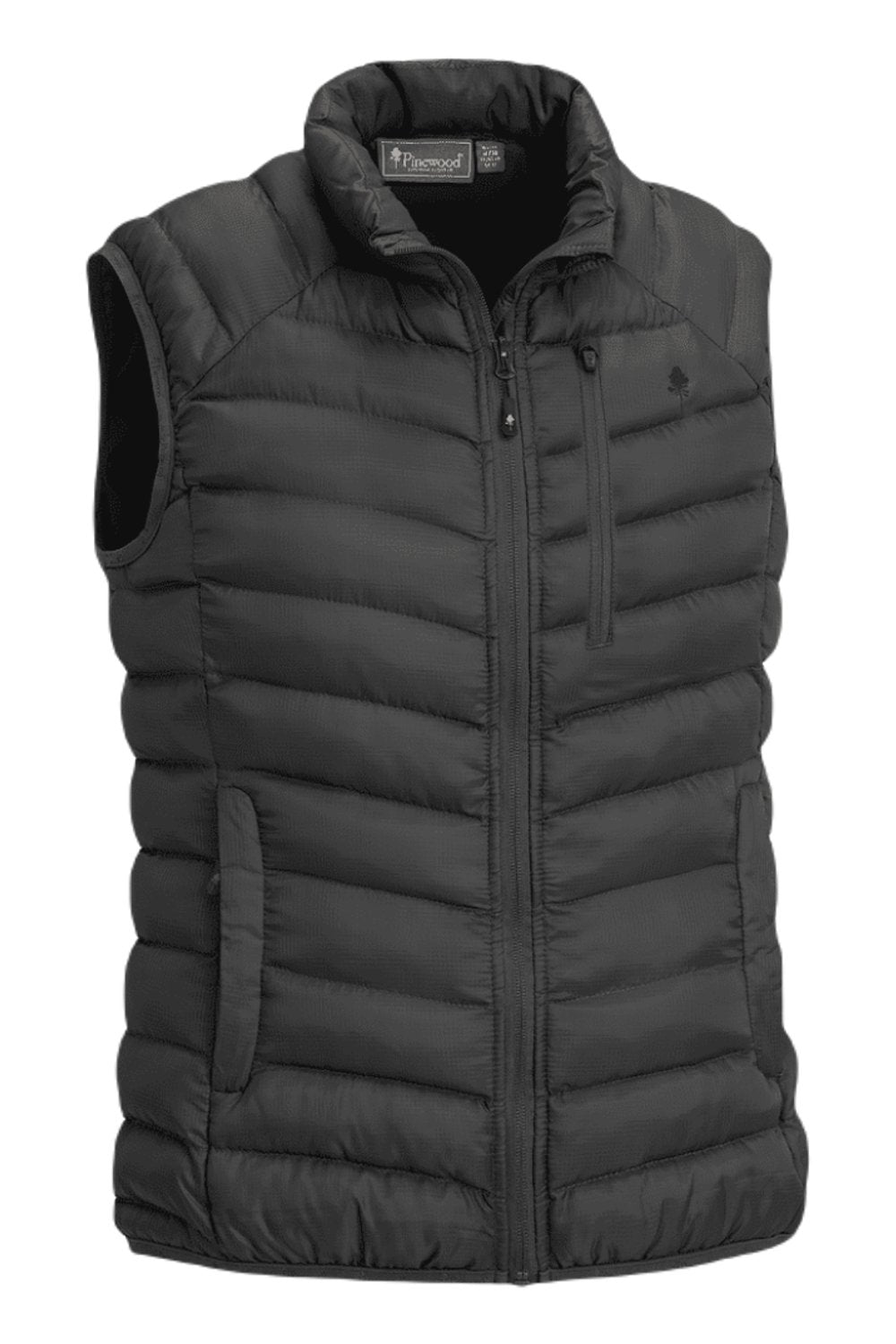 Pinewood Womens Abisko Insulation Vest in Smoke Black