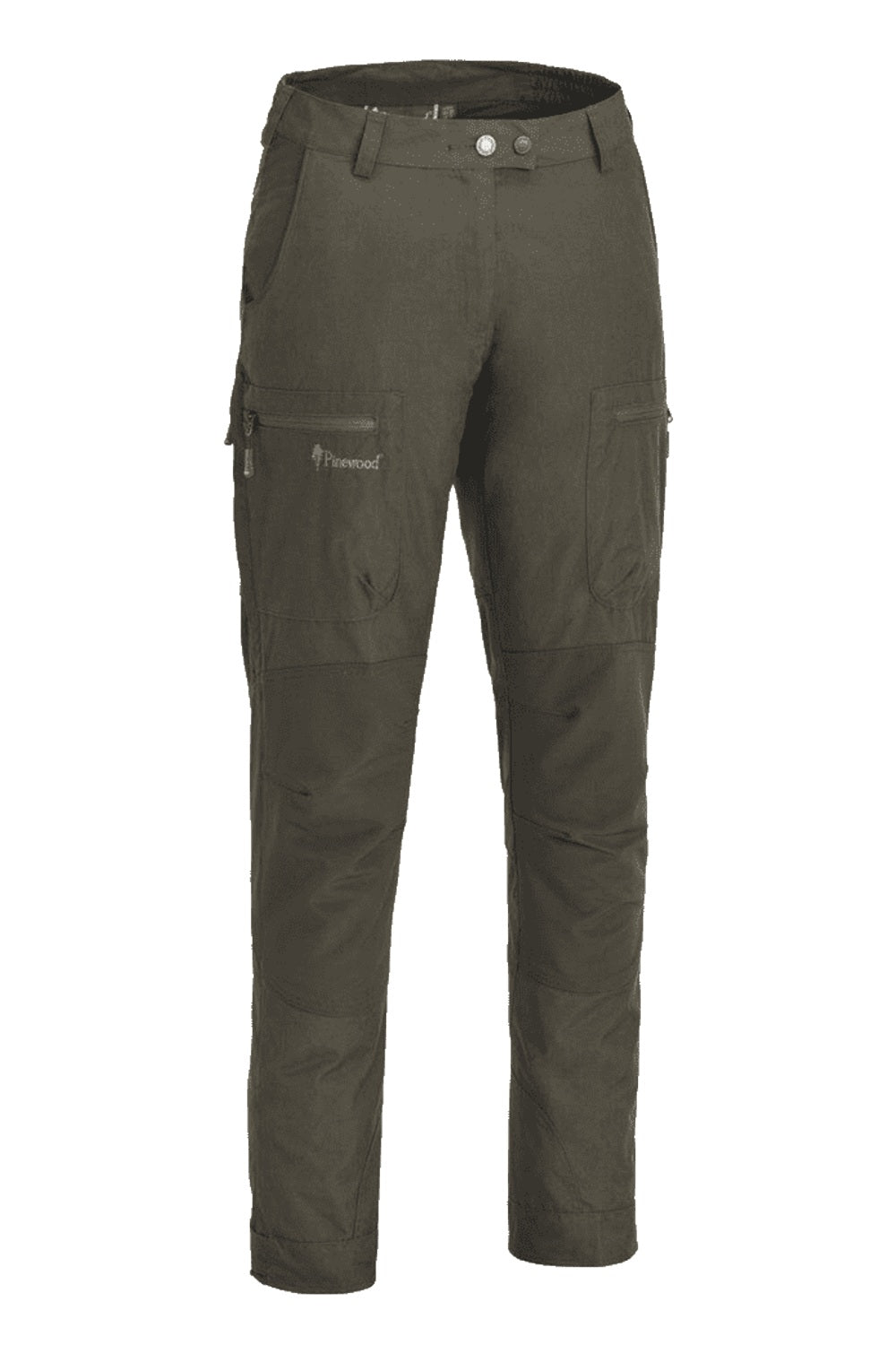 Pinewood Womens Caribou TC Trousers in Dark Olive 