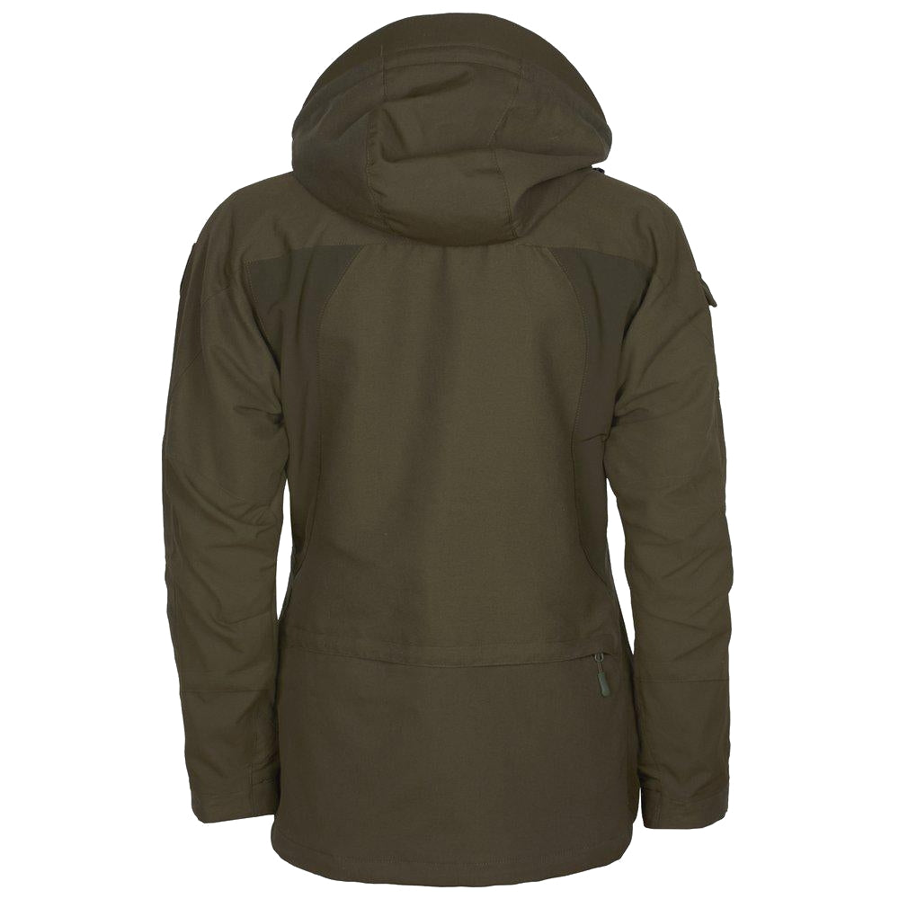 Pinewood Womens Hunter Pro Extreme 2.0 Jacket in Moss Green - Back