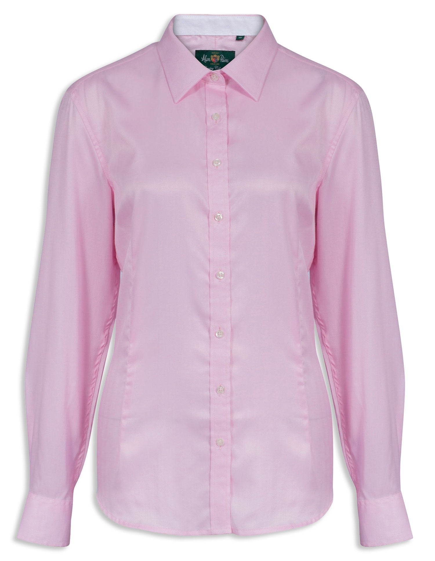 Pink Bromford Country Cotton Shirt by Alan Paine  