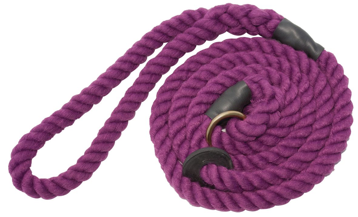 Guinzaglio Slip Lead Bisley Per Cani – Corda In Piombo Naturale, Diametro 10mm, Lunghezza 142cm