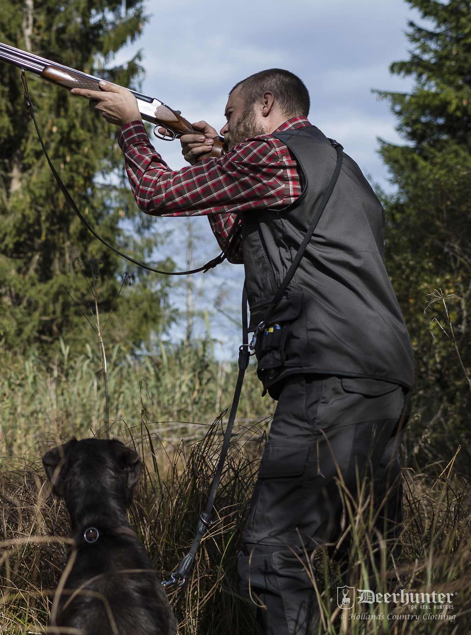 After Dark Green Deerhunter Reims Waistcoat 