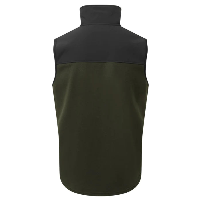 Ridgeline Hybrid Fleece Vest in Olive 