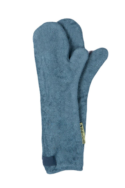 Ruff and Tumble Dog Drying Mitts in Sandringham Blue 