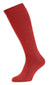 Red HJ Hall Rambler Long Cushioned Wool Sock #colour_red