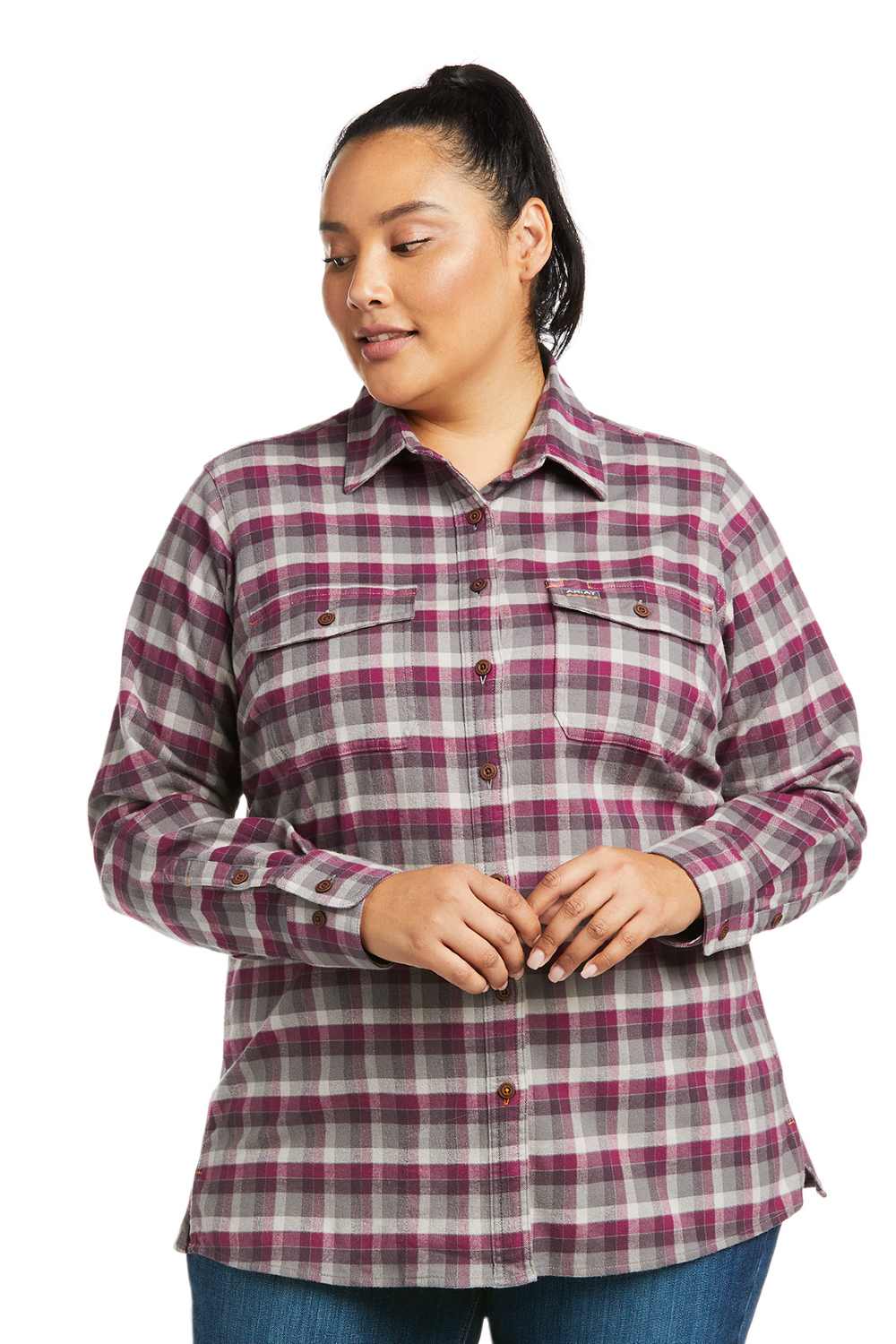 Women's deals flannel jeans