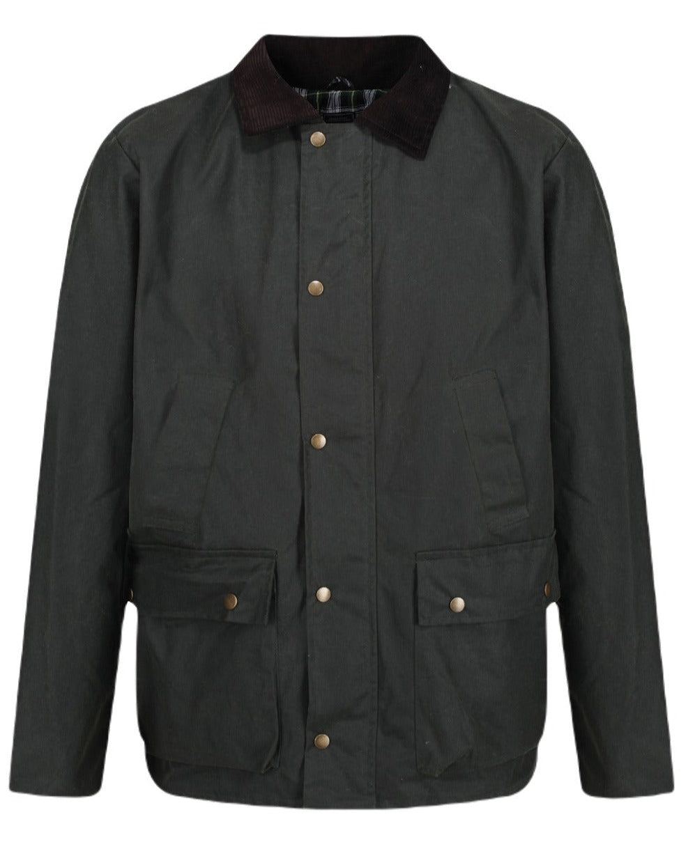Regatta Banbury Wax Jacket in Dark Khaki 