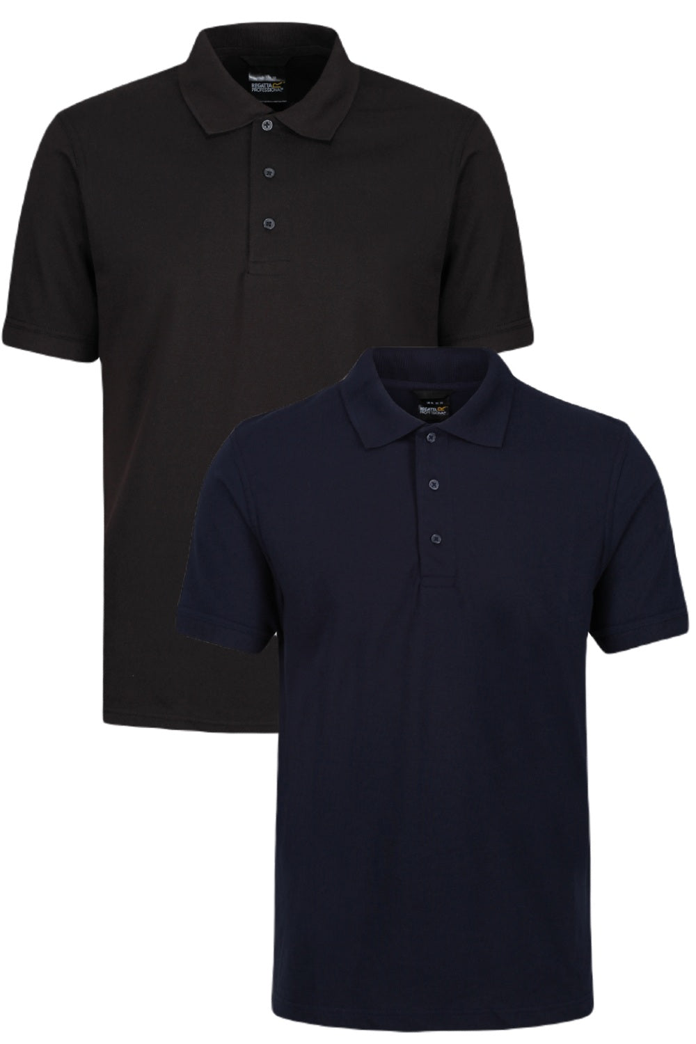 Regatta Classic Polo Shirt In Black and Navy 