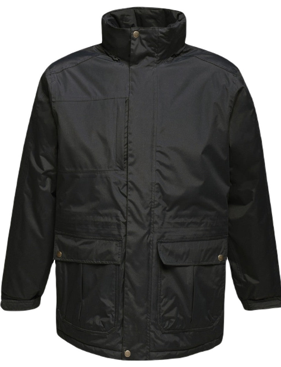 Regatta Darby III Insulated Parka Jacket In Black 