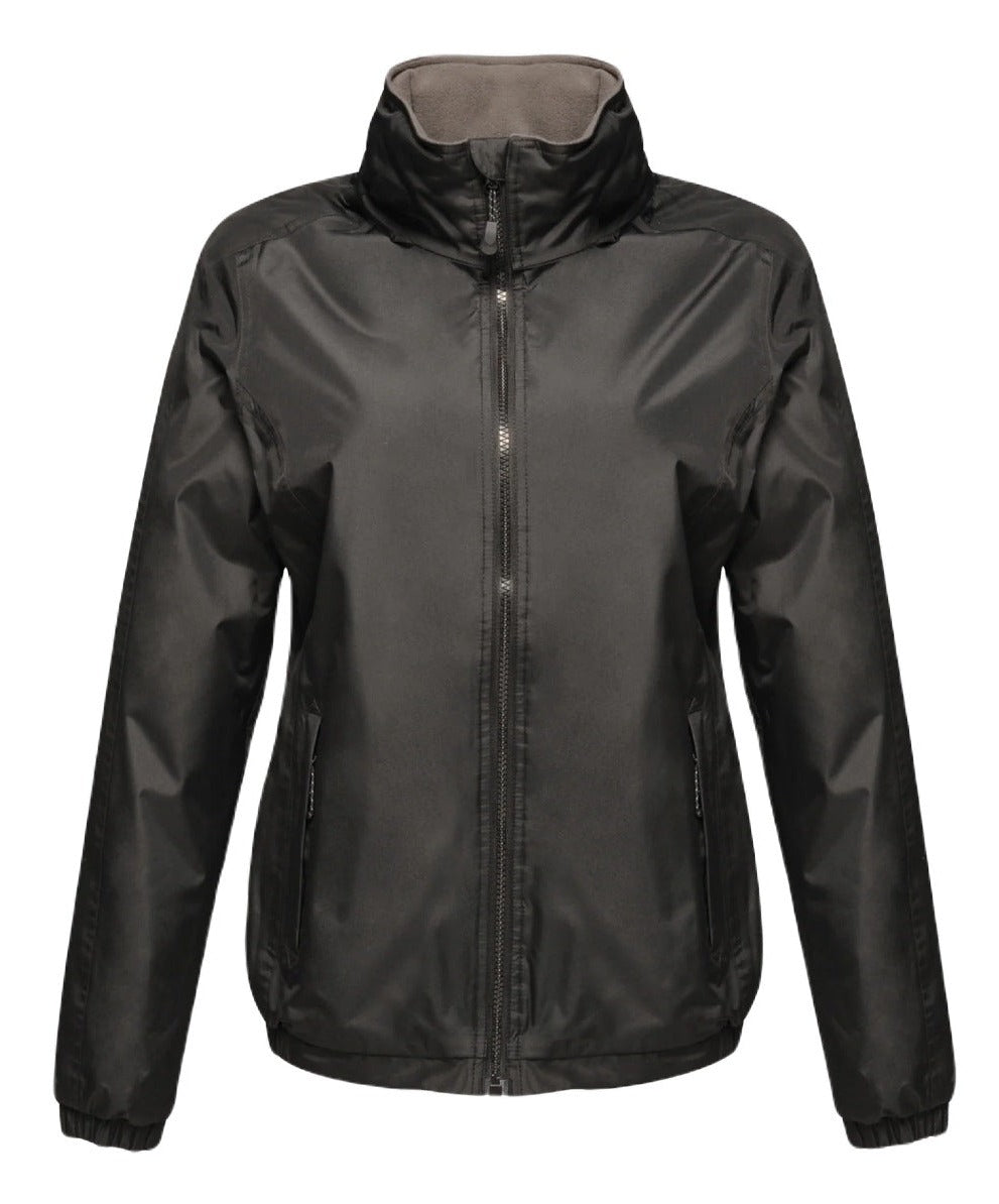 Regatta Womens Dover Fleece Lined Bomber Jacket in Black 