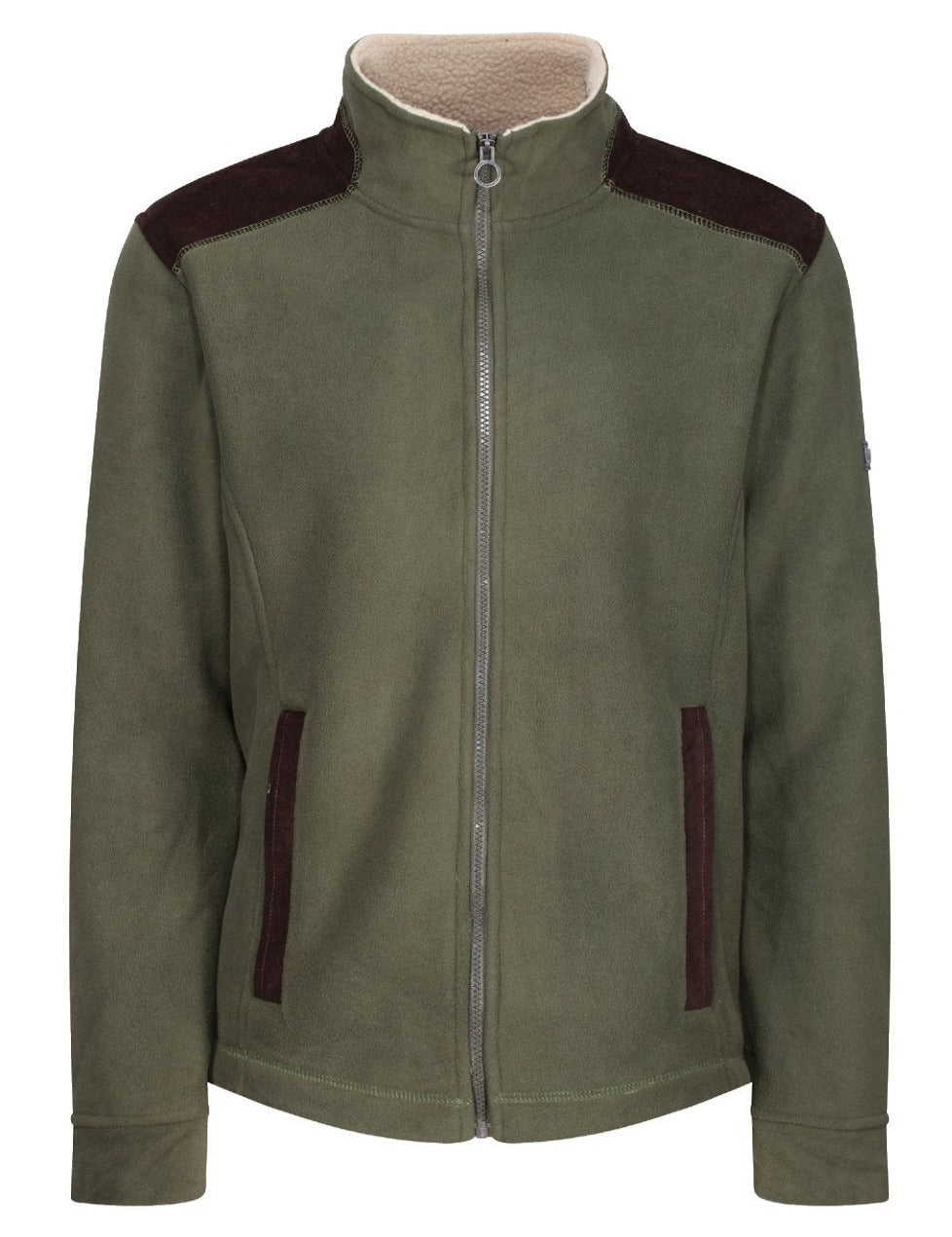 Regatta Faversham Full Zip Fleece in Dark Khaki 