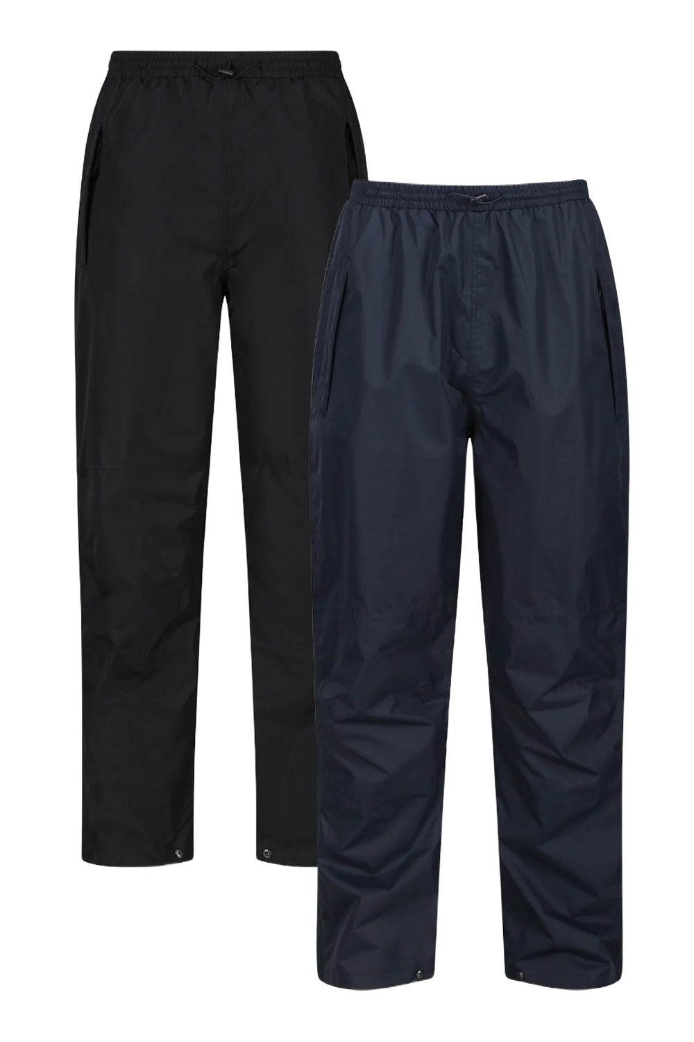 Regatta Linton Breathable Lined Overtrousers in Black, Navy 