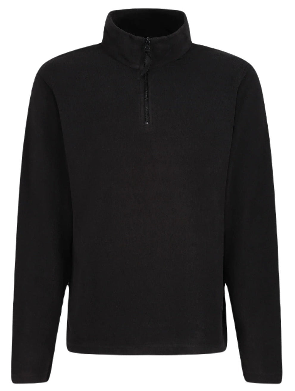 Regatta Micro Zip Neck Fleece in Black 