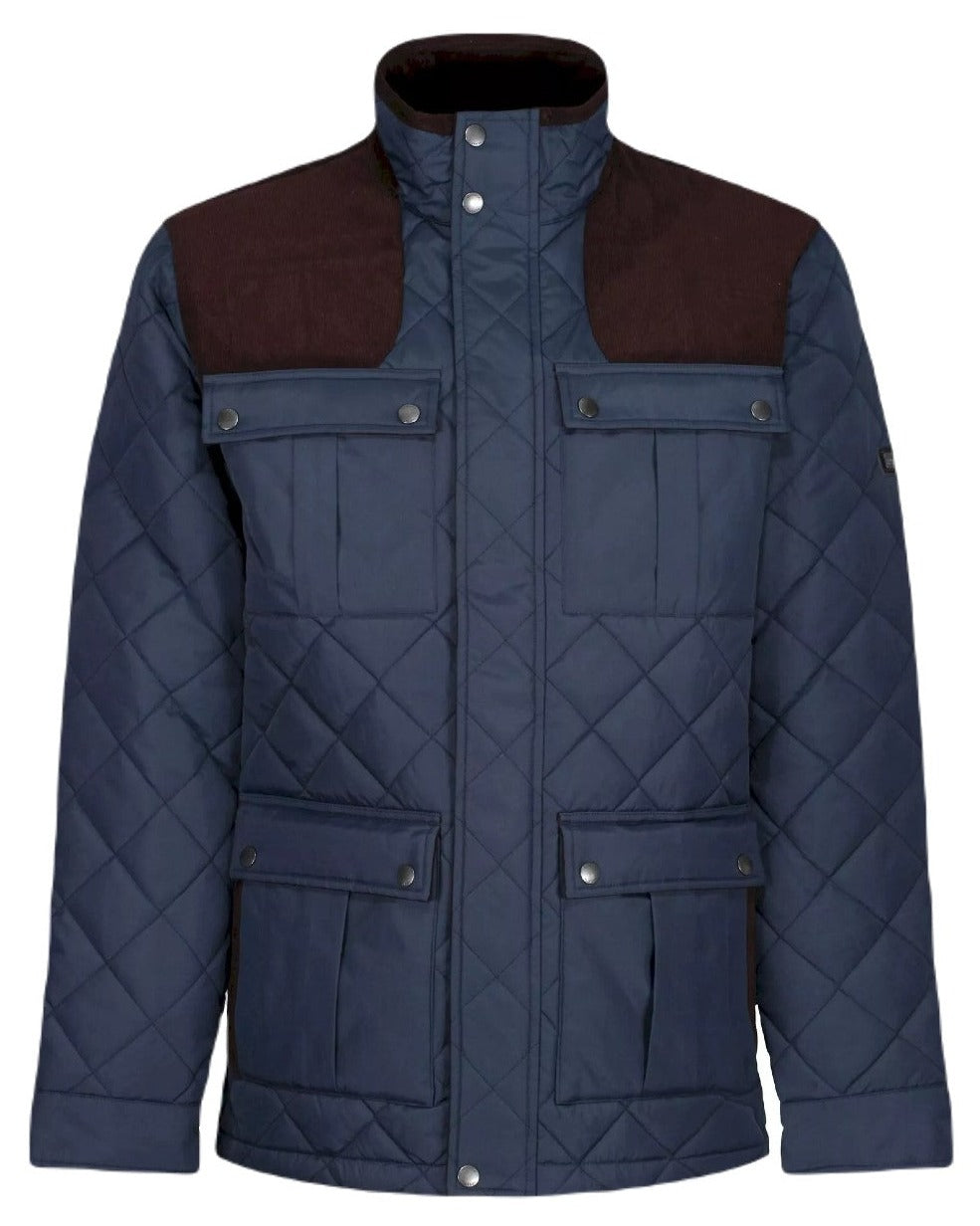 Regatta Padbury Quilted Jacket In Navy 