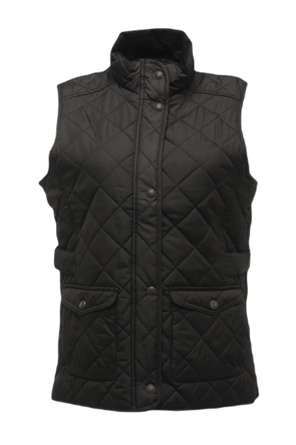 Regatta Womens Tarah Diamond Quilt Bodywarmer in Black 