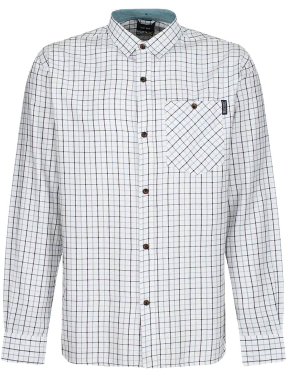 Regatta Tattersall Check Shirt in Blue Check 