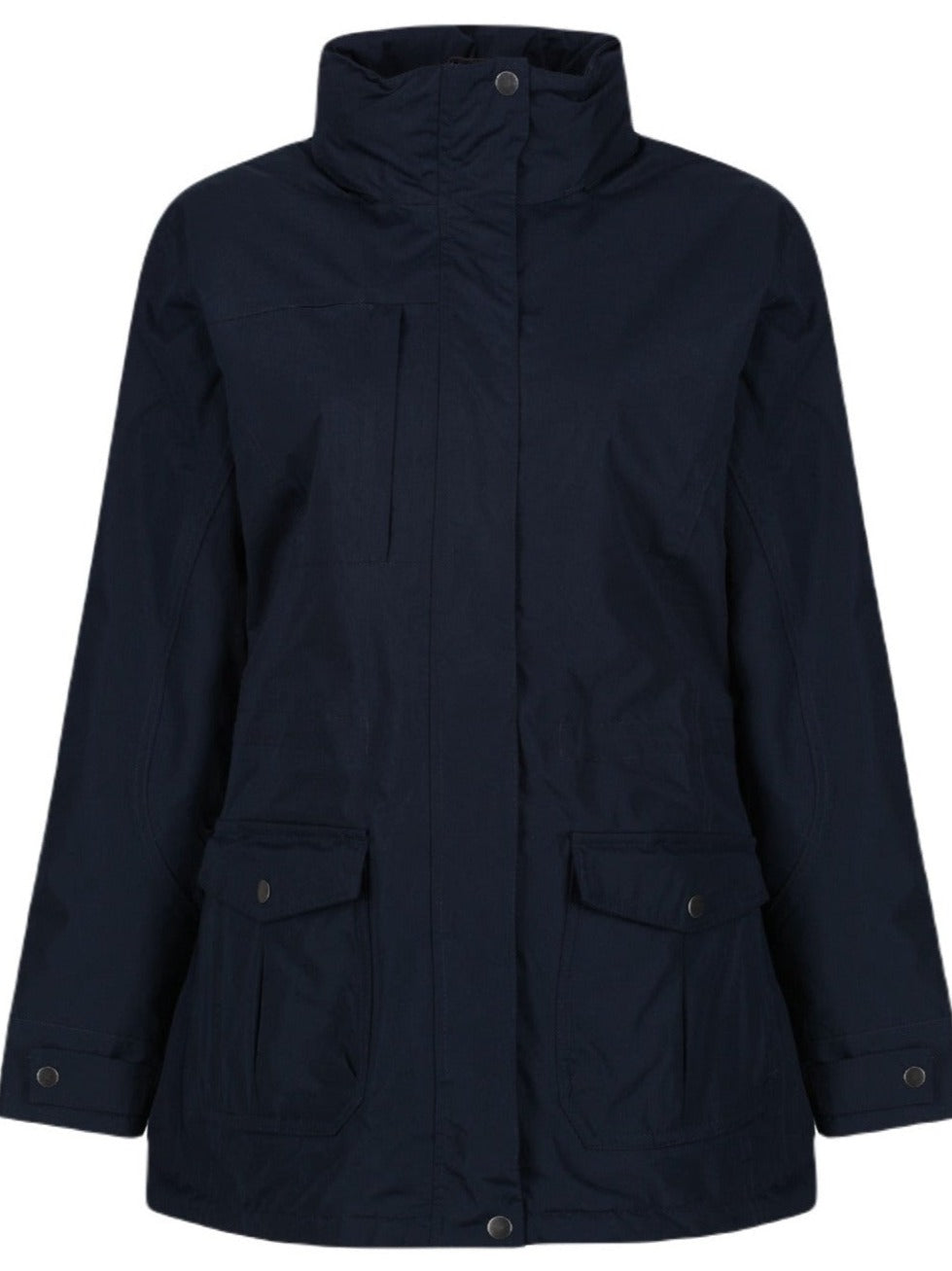 Regatta Womens Darby III Insulated Parka Jacket In Navy 