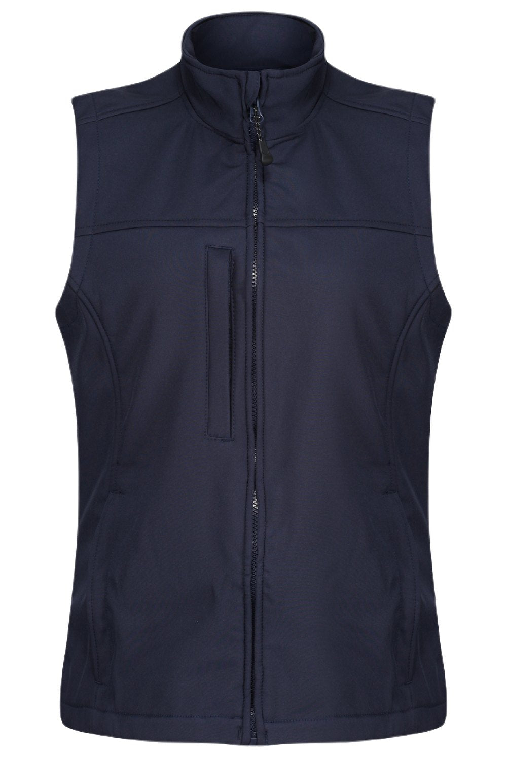 Regatta Womens Flux Softshell Bodywarmer In Navy 