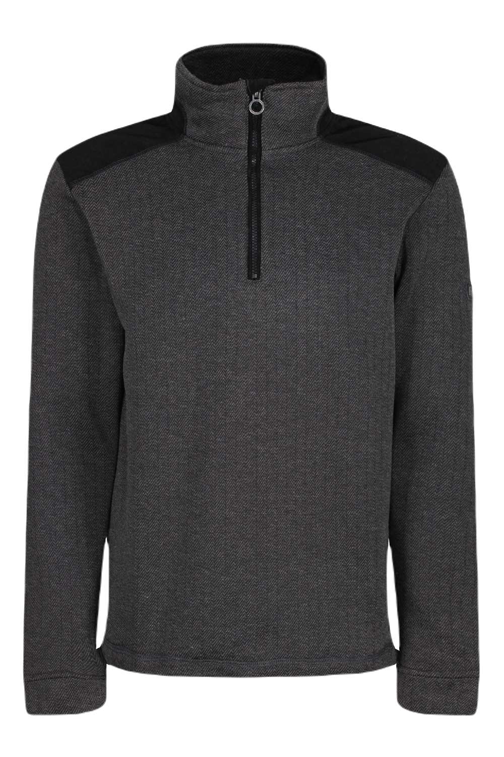 Regatta Holbeck Half Zip Fleece in Black 