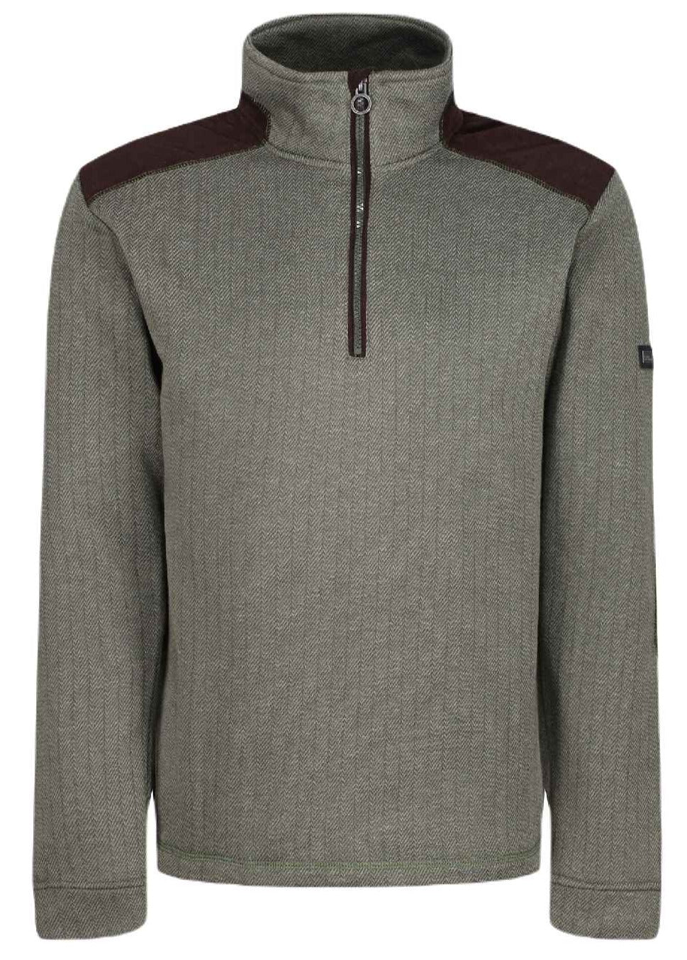 Regatta Holbeck Half Zip Fleece in Dark Khaki 