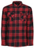 Regatta Shelford Padded Shirt in Red Check #colour_red-check