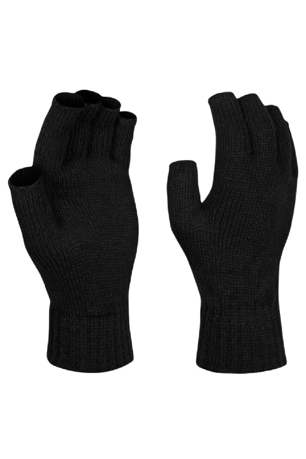 Regatta Thermal Fingerless Mitts in Black