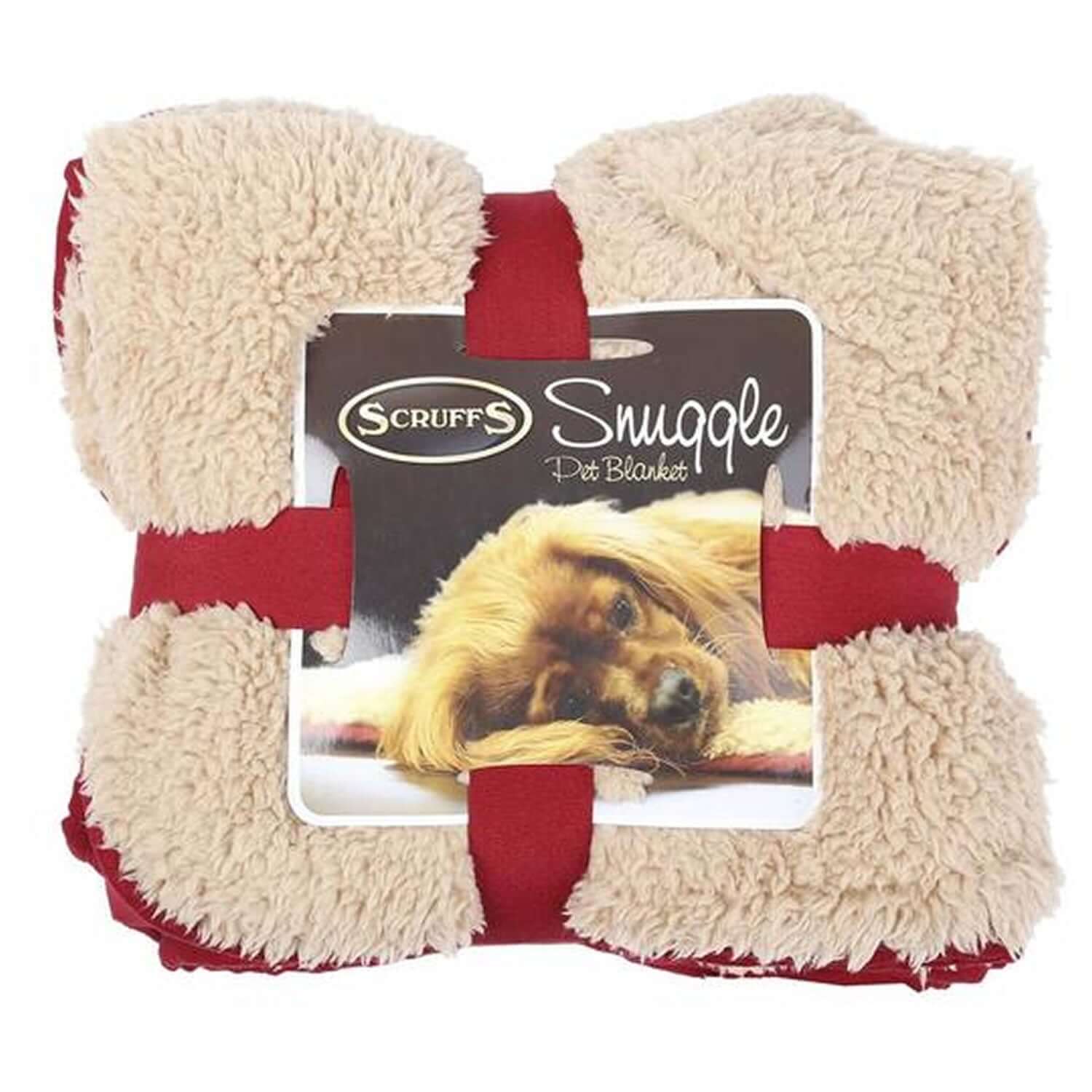 Scruffs Snuggle Blanket in Burgundy 