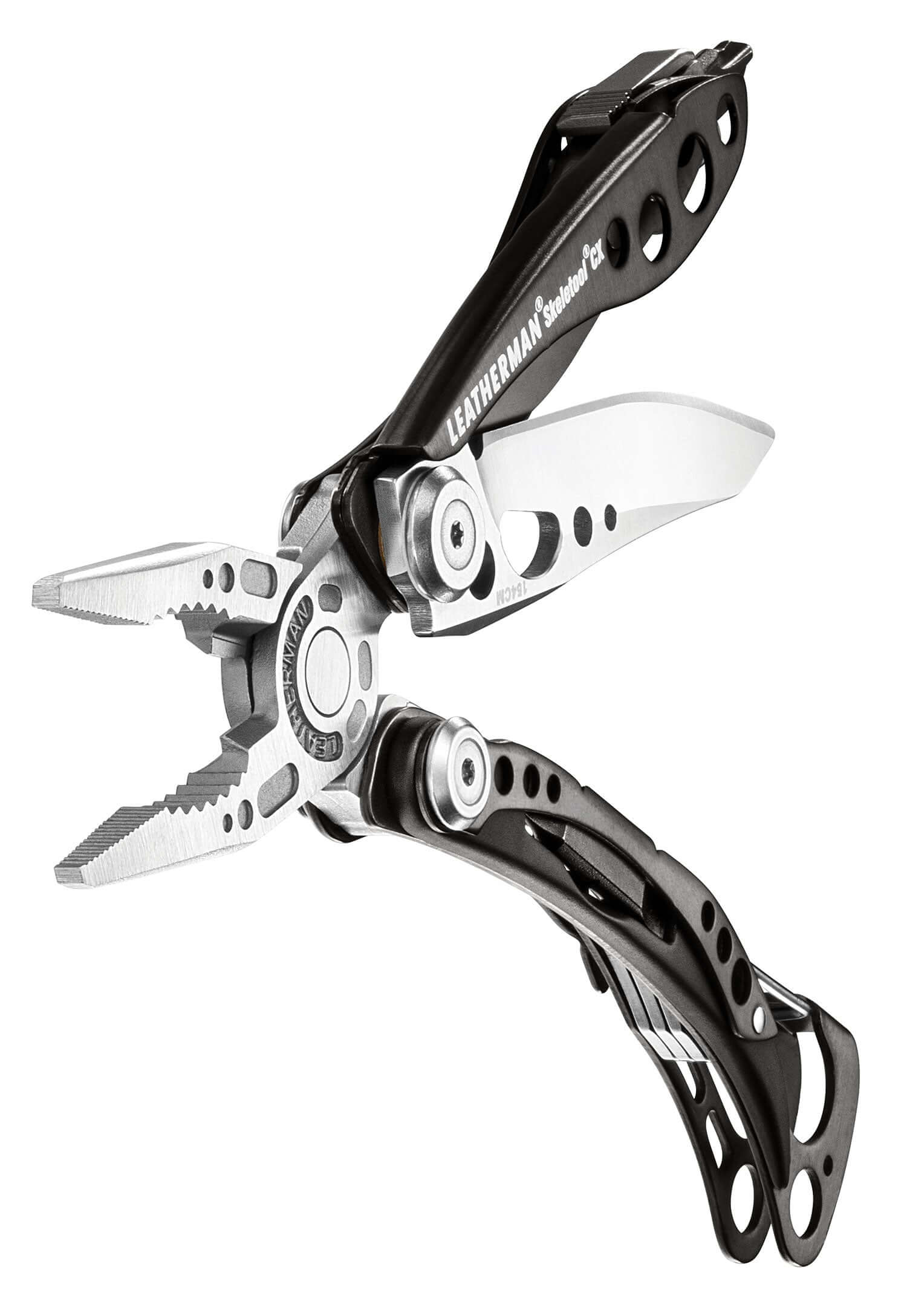 Black Leatherman Skeletool® CX Pocket Multi-Tool W/ Nylon Sheath