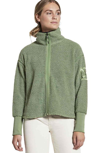 Didriksons Alexa Full Zip Jacket in Sage Green 