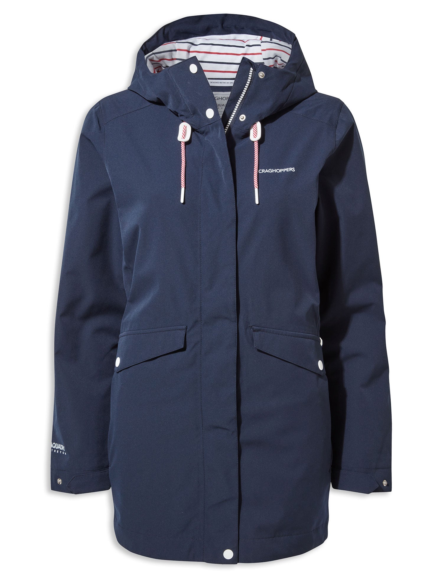 Blue Navy Craghoppers Salia Waterproof Jacket