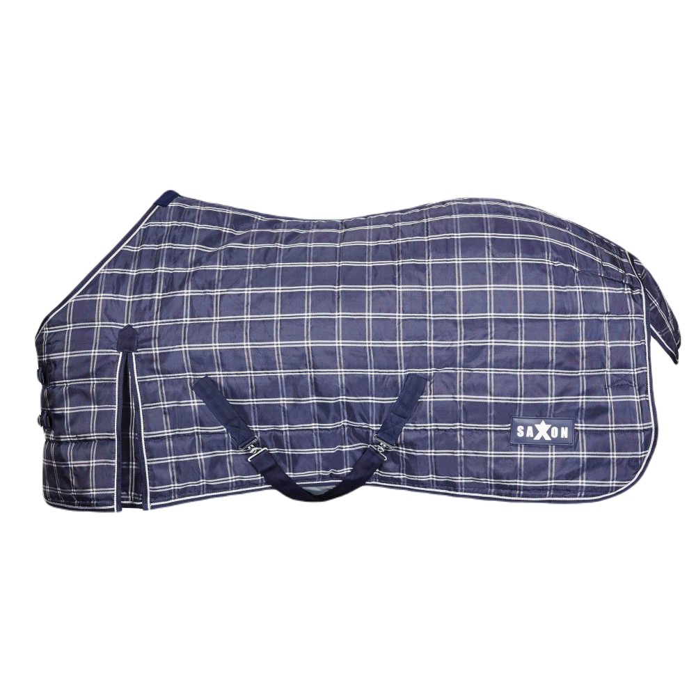 Saxon 1200D PP Stable Standard Neck Medium In Navy Plaid