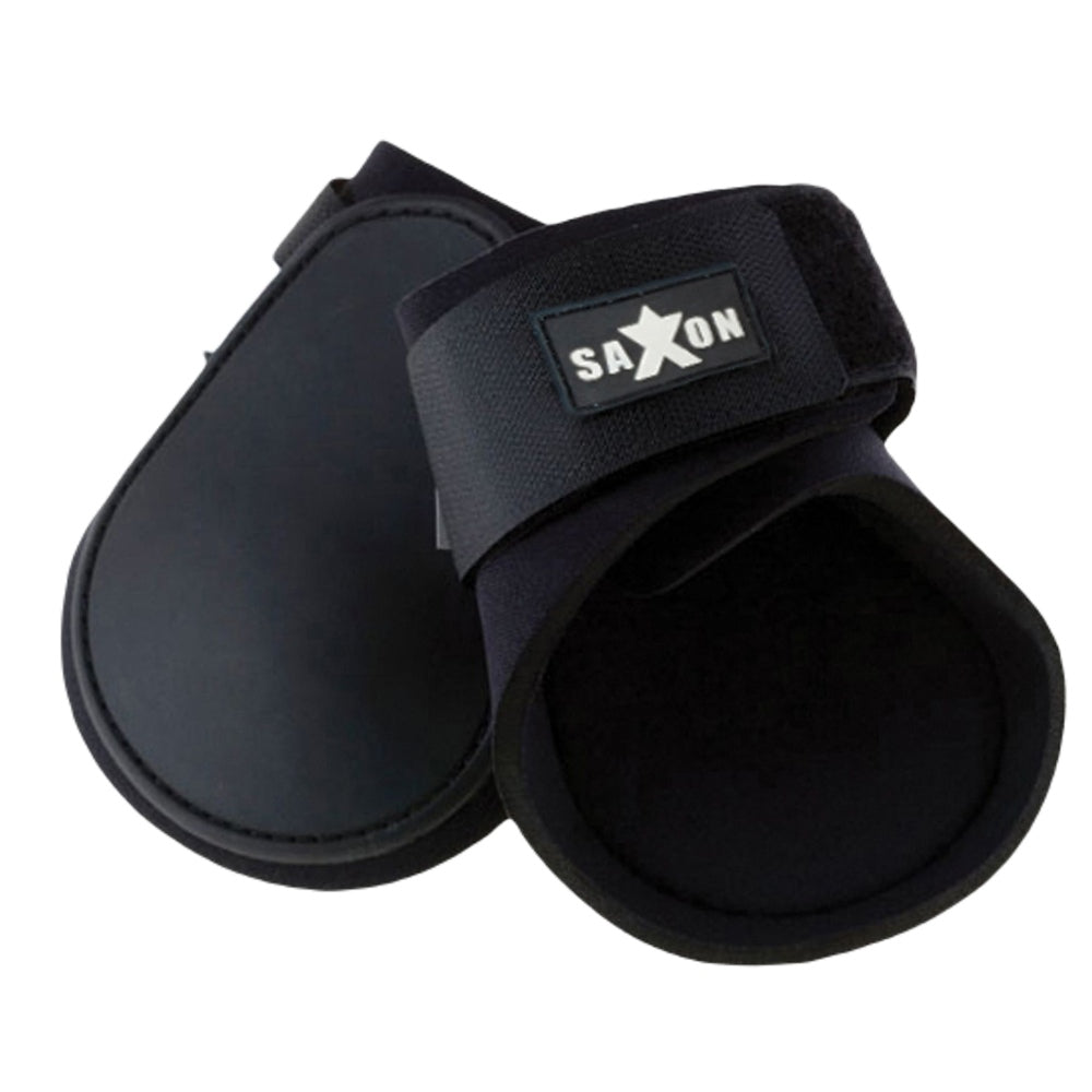 Saxon Contoured Fetlock Boots In Black/Black 
