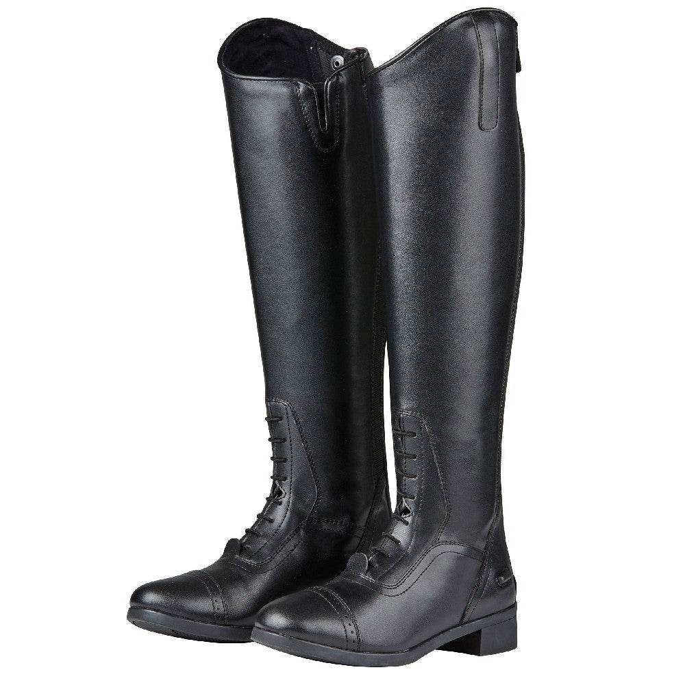 Saxon Syntovia Tall Field Boots in Black