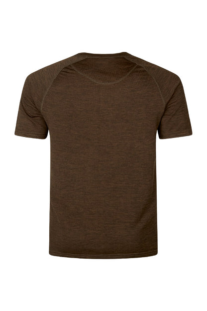 Seeland Mens Active Short Sleeve T-Shirt in Demitasse Brown 