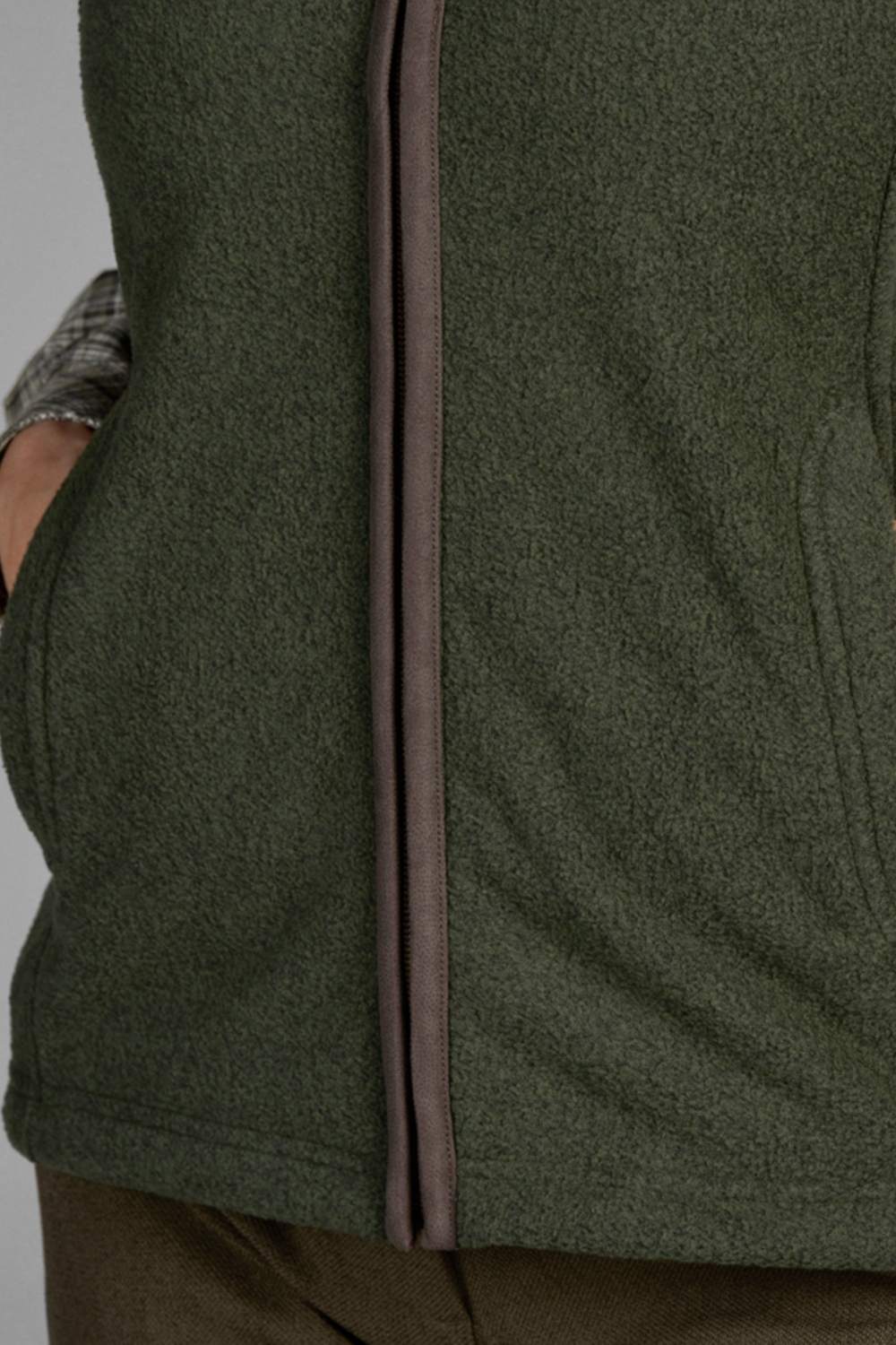 Seeland Ladies Woodcock Fleece Waistcoat in green 