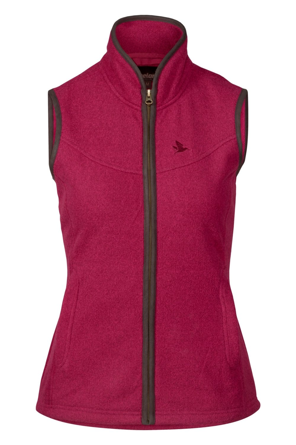 Seeland Ladies Woodcock Fleece Waistcoat in Burgundy 